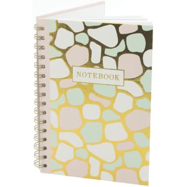 Roco Notebook
Stone, A5, 100 Sheets, Lined, Gold