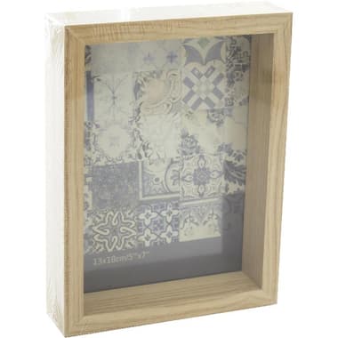 SF505357 Photo Frame
for Wall, 5 X 7 in, Natural, Acrylic/Wood
