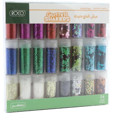 Roco Glitter Shakers
Variety Pack, Assorted Color
