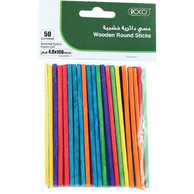 Roco Wooden Round Sticks
Mini, Assorted Color
