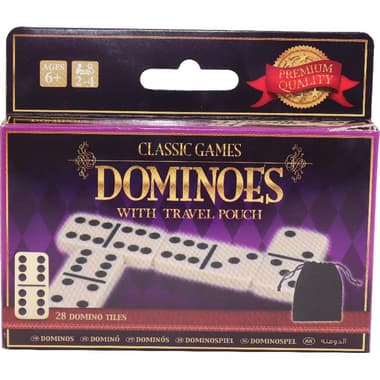 Royal Falcon Classic Games Dominoes
Double 6 - with Travel Pouch Skill Ability Game, 6 Years and Above