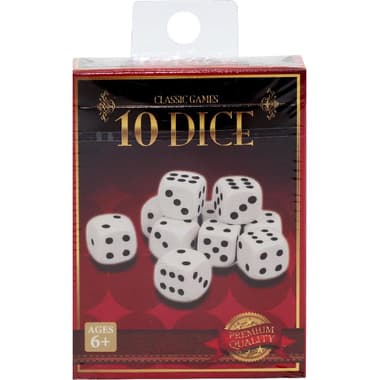 Royal Falcon Classic Games 10 Dice Strategy Game
6 Years and Above, English