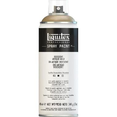 Liquitex All Purpose Interior-Exterior Spray Paint
Iridescent Antique Gold, 400.00 ml ( 14.08 oz ),