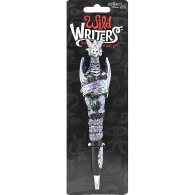 Wild Writers Polystone Dragon Dry Ink Pen
Black Ink Color, Medium, Ballpoint,