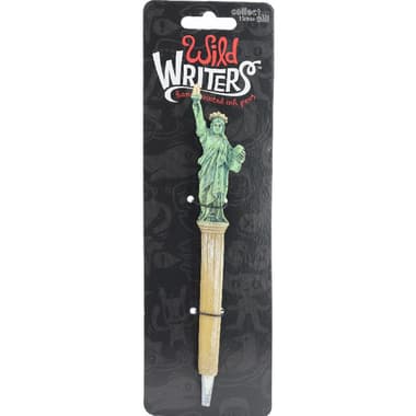 Wild Writers Polystone Statue of Liberty Dry Ink Pen
Black Ink Color, Medium, Ballpoint,