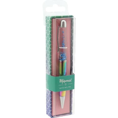 Metal Shake It Mermaid Rollerball Pen
Blue Ink Color, Medium, Ballpoint
