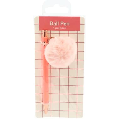 Pom Pom Rollerball Pen
Black Ink Color, Medium, Ballpoint,