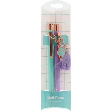 Charms Rollerball Pen
Black Ink Color, Medium, Ballpoint, 2 Pieces