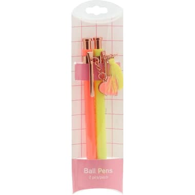Charms Rollerball Pen
Black Ink Color, Medium, Ballpoint, 2 Pieces