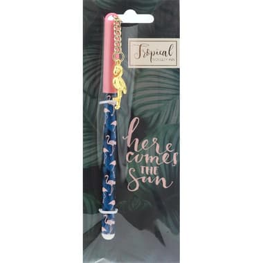 Tropical "Here Comes The Sun" Rollerball Pen
Black Ink Color, Medium, Ballpoint