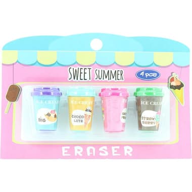Sweet Summer Plastic Eraser
Coffee Assorted Color