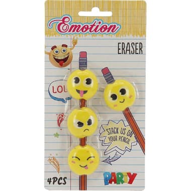 Plastic Eraser
Emoji Assorted Color