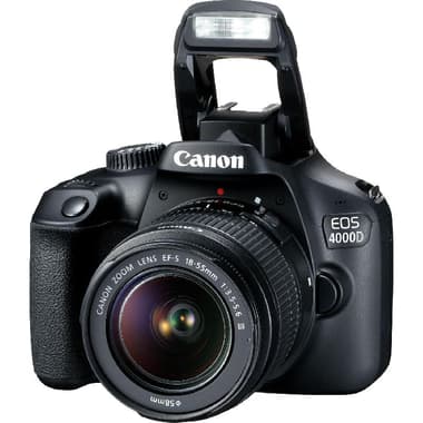 Canon EOS 4000D (NIS) DSLR Camera
18 MP, CMOS, Full HD 1920 X 1080p/30fps, with 18 - 55 mm NIS Lens