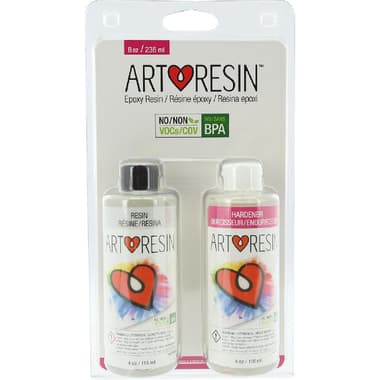 ArtResin Clear Casting Epoxy
Non Toxic, Clear Gloss, 8.00 oz ( 227.30 ml )