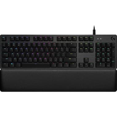 Logitech G513 Carbon RGB Mechanical Gaming Keyboard
Wired, for Laptop/Desktop Computer/Gaming Desktop Computer/CPU Windows OS, Dark Silver