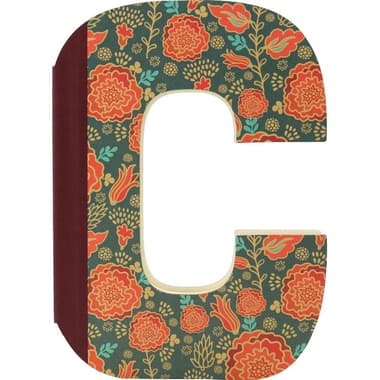 اي اف ألفابوكس دفتر ملاحظات مميز
كتب منقوشة بالحرف "C",