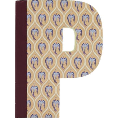 اي اف ألفابوكس دفتر ملاحظات مميز
كتب منقوشة بالحرف "P",