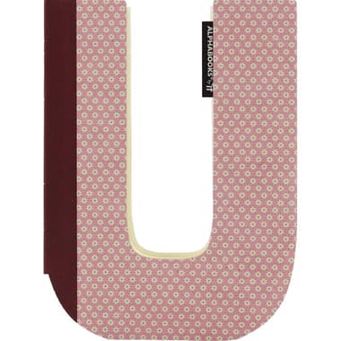 IF Alphabooks Specialty Notebook
Patterned Books Letter "U"