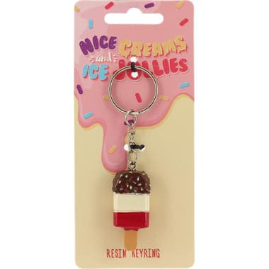 Popsicle Keychain
Brown/Pink