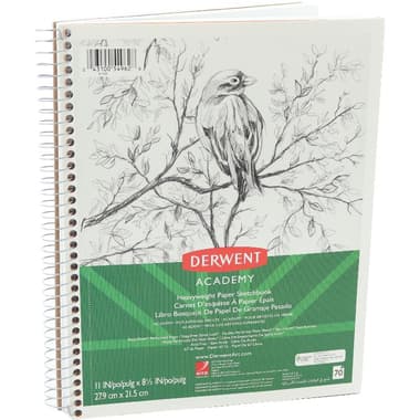 Derwent Academy Sketch Pad
Heavyweight, White, Letter, 70 Sheets