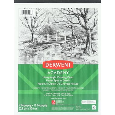Academie Sketch Pad
White, 9 X 12 in, 40 Sheets