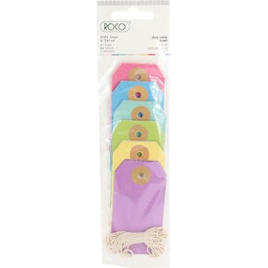 Roco Tags Embellishment
Brights, Assorted Color, .02 kg ( .04 lb )