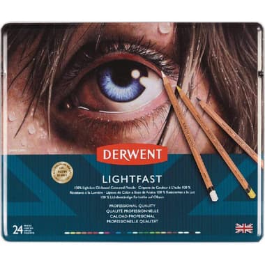 Derwent Lightfast Color Pencil Set
Assorted Color, 24 Colors