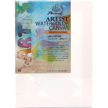Phoenix Artist's Watercolor Stretched Canvas
Rectangle, Fine Grain, 10" X 14"