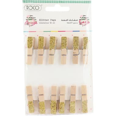 Roco Pegs
Flourish Glitter, Assorted Color