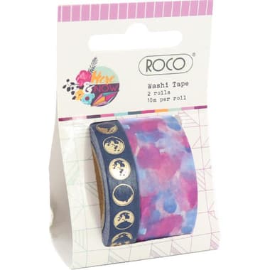 Roco Washi Tapes
"Here & Now", Assorted Color, .03 kg ( .07 lb )