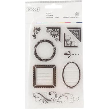 RayLee Creative Layering Stamp
Frames, Clear