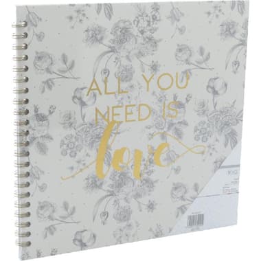 Roco Scrap Book
Spiral "All You Need is Love", 12 X 12 in, 20 Pages