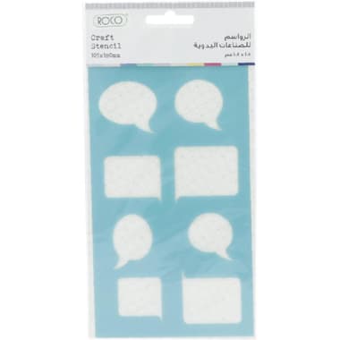 Roco Design Stencils
Speech, Plastic