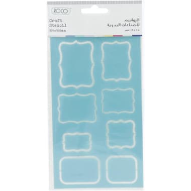 Roco Design Stencils
Frames, Plastic