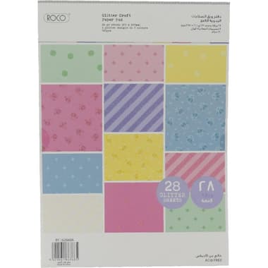 Roco Paper Pad
Glitter A, Assorted Color, .43 kg ( .95 lb )