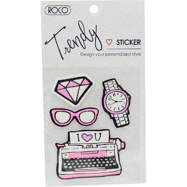 Roco Trendy Stickers
Typewritter Font