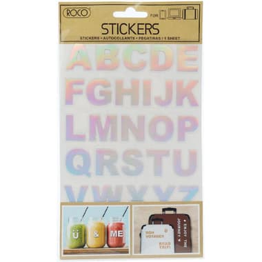 Roco Stickers
Alphabet, Silver