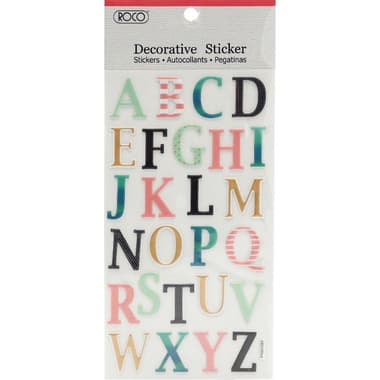 Roco Stickers
Letters A-Z