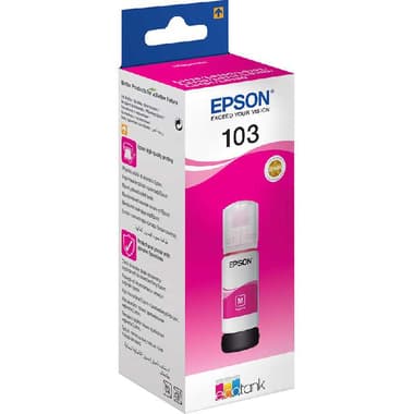 Epson 103 EcoTank Ink Bottle
Magenta, 65.00 ml ( 2.29 oz )