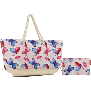 Tote Bag
White/Green/Pink/Blue