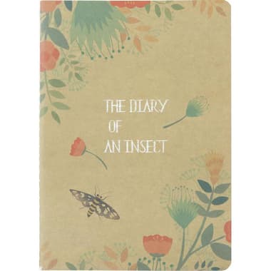 Roco Notebook
Diary of an Insect, B5, 62 Sheets, Lined, Brown