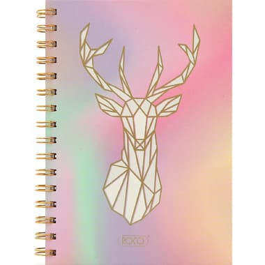 Roco Notebook
Reindeer, A5, 80 Sheets, Single Ruled (Arabic), Pink