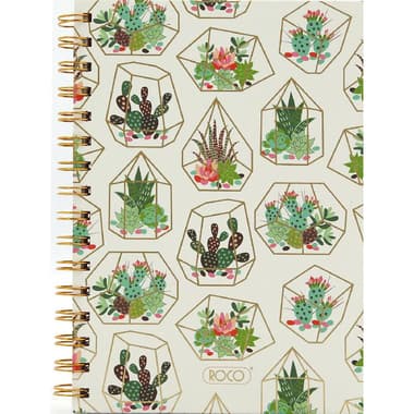 Roco Notebook
Cactus, A5, 80 Sheets, Single Ruled (Arabic), White