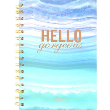 Roco Notebook
"Hello Gorgeous", A5, 80 Sheets, Single Ruled (Arabic), Blue