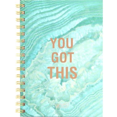 Roco Notebook
"You Got This", A5, 80 Sheets, Single Ruled (Arabic), Green