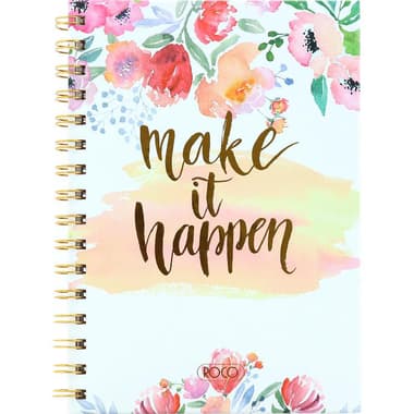 Roco Exercise Book
"Make it Happen", A5, 80 Sheets, Single Ruled (Arabic),