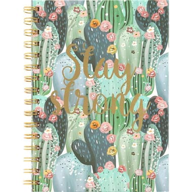 Roco Exercise Book
"Stay Strong" Cactus, A5, 80 Sheets, Single Ruled (Arabic), Green