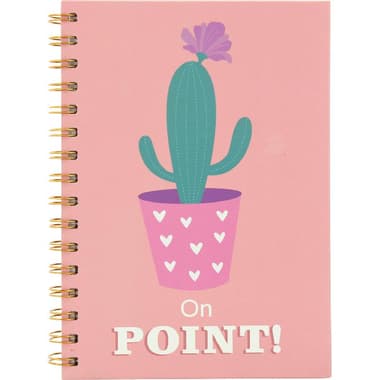 Roco Exercise Book
"On Point" Cactus, A5, 80 Sheets, Single Ruled (Arabic), Pink