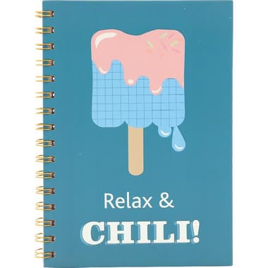 Roco Exercise Book
"Relax & Chill", A5, 80 Sheets, Single Ruled (Arabic), Navy