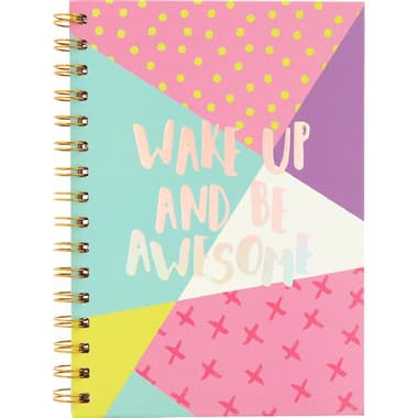Roco Exercise Book
"Wake Up and Be Awesome", A5, 80 Sheets, Single Ruled (Arabic)